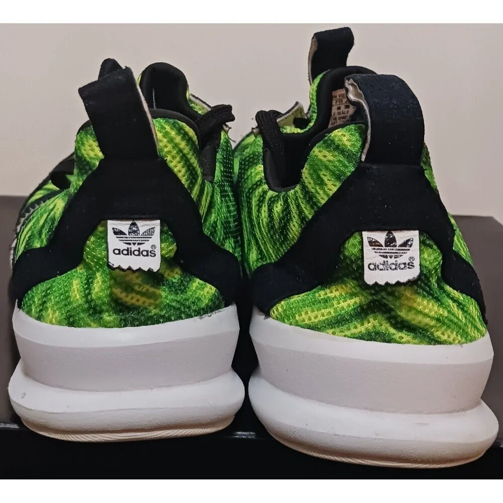 2-Adidas (SL Loop)-(Green/Black)-(Zebra/White/Black)-(Pre-owned)-(Decent)-$24.00 - Picture 4 of 9